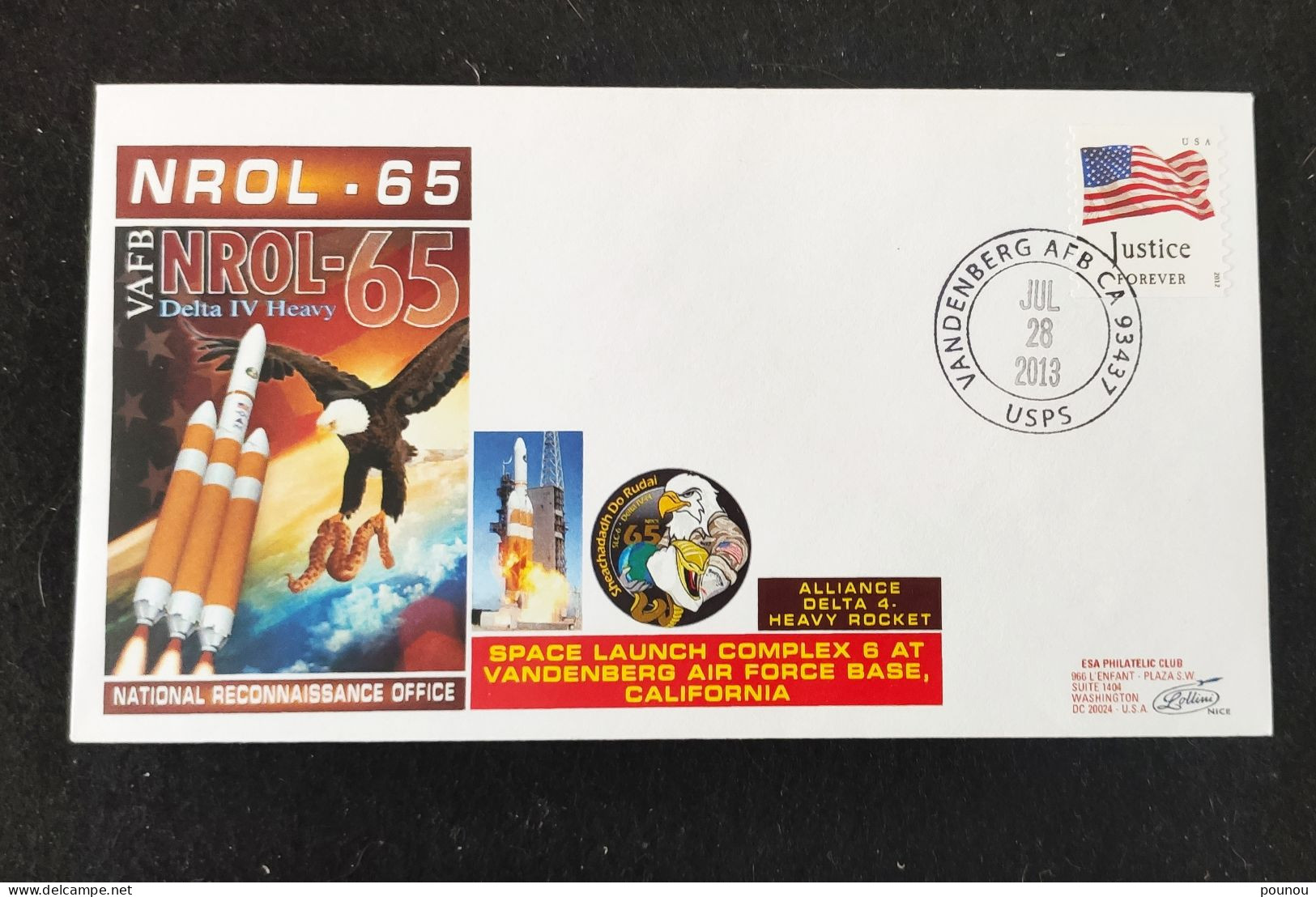 * US - ULA DELTA IV HEAVY - NROL 65 - 2013 - LOLLINI (112) - Etats-Unis