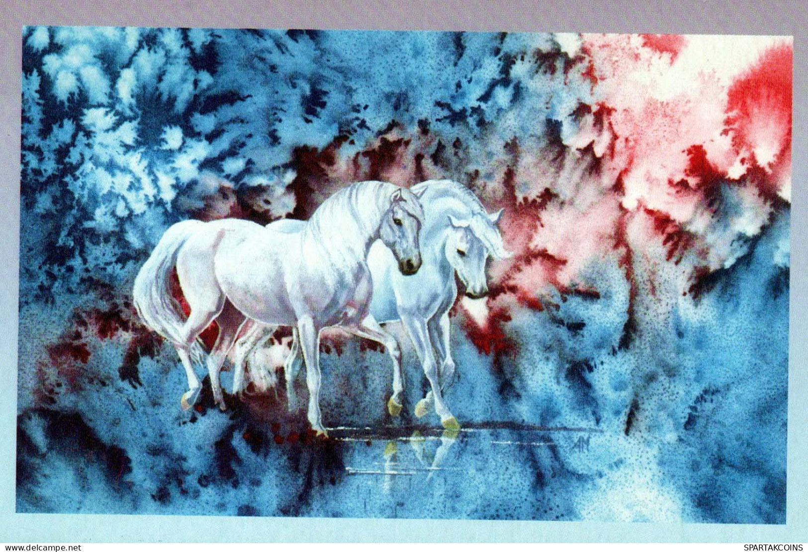 CHEVAL Animaux Vintage Carte Postale CPA #PKE876.FR - Pferde