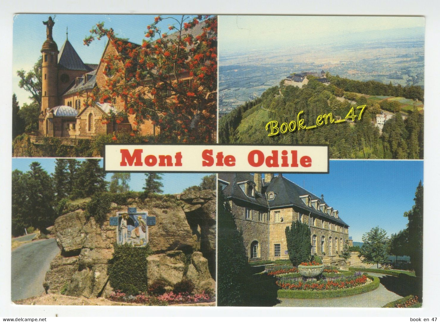 {92133} 67 Bas Rhin Le Mont Sainte Odile , Multivues ; Terrasses , Vue Aérienne , Sainte Odile Bénissant L' Alsace - Sainte Odile