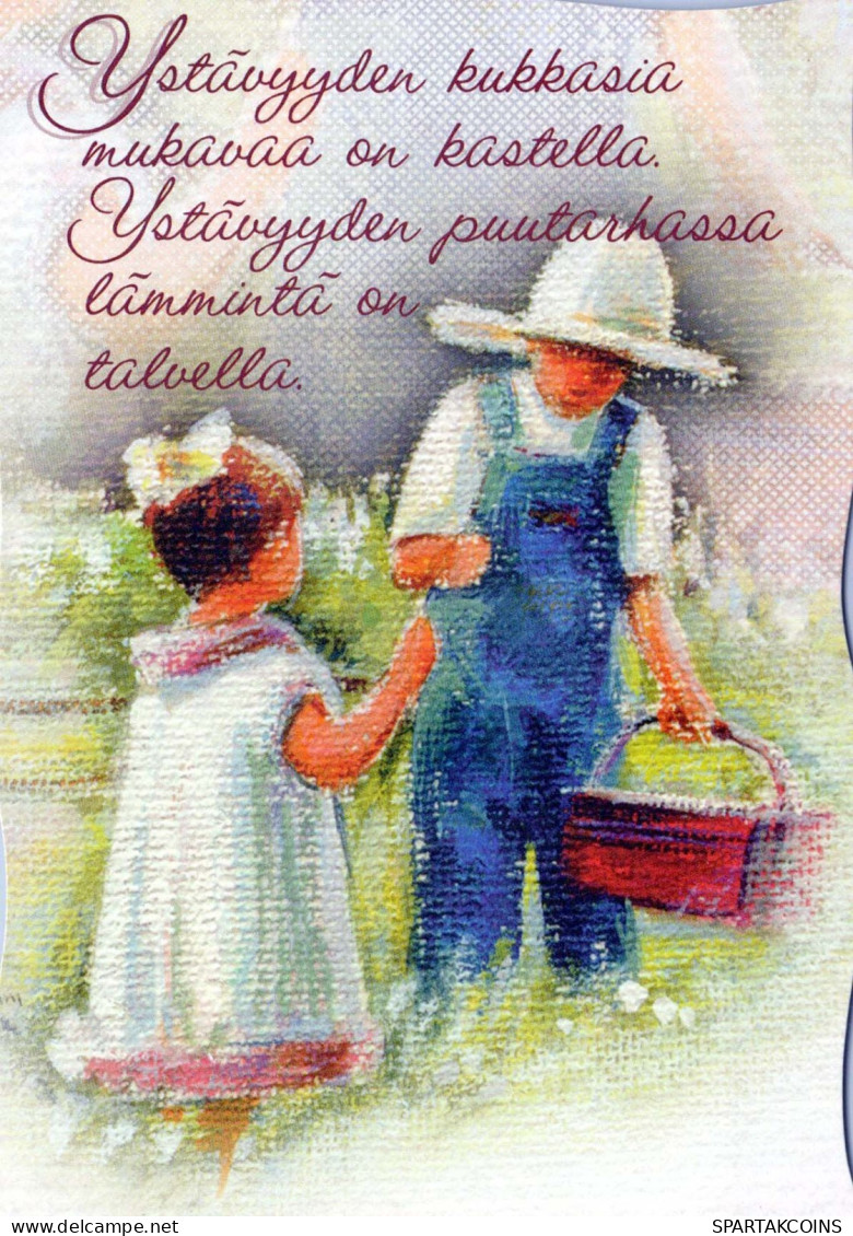 ENFANTS ENFANTS Scène S Paysages Vintage Carte Postale CPSM #PBU365.FR - Scènes & Paysages
