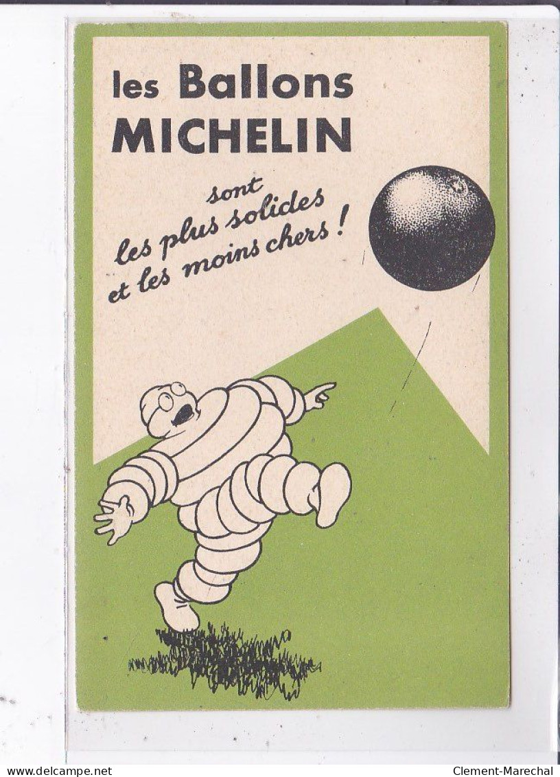 PUBLICITE : Les Ballons Michelin (bibendum)  - Très Bon état - Publicité