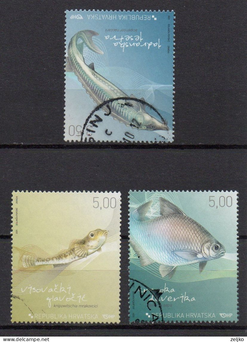 Croatia 2009, Used, Michel 911 - 912, Fauna, Fish - Kroatien