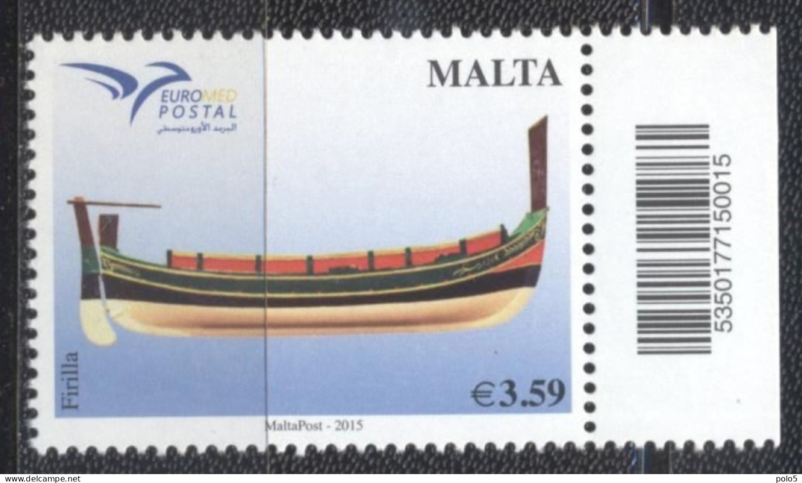 Malta 2017-Euromed: Boats Of The Mediterranean Set (2v) - Malte