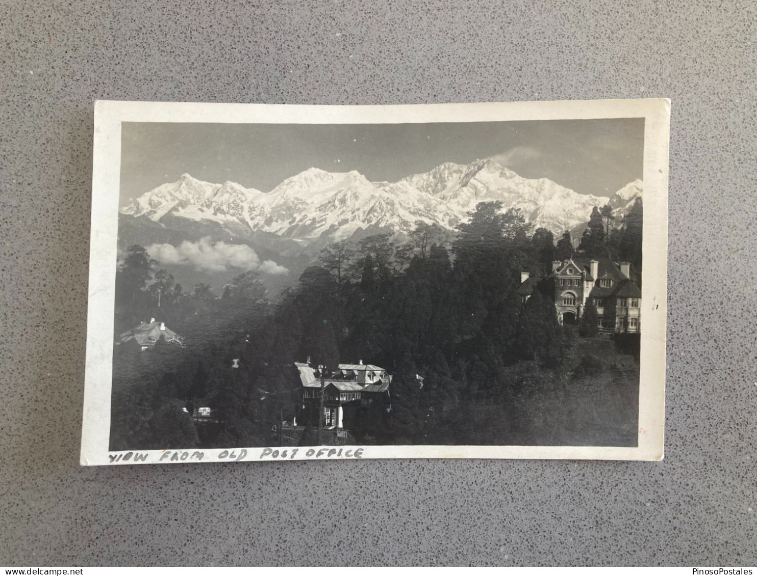 View From Old Post Office Kangchenjunga Carte Postale Postcard - India