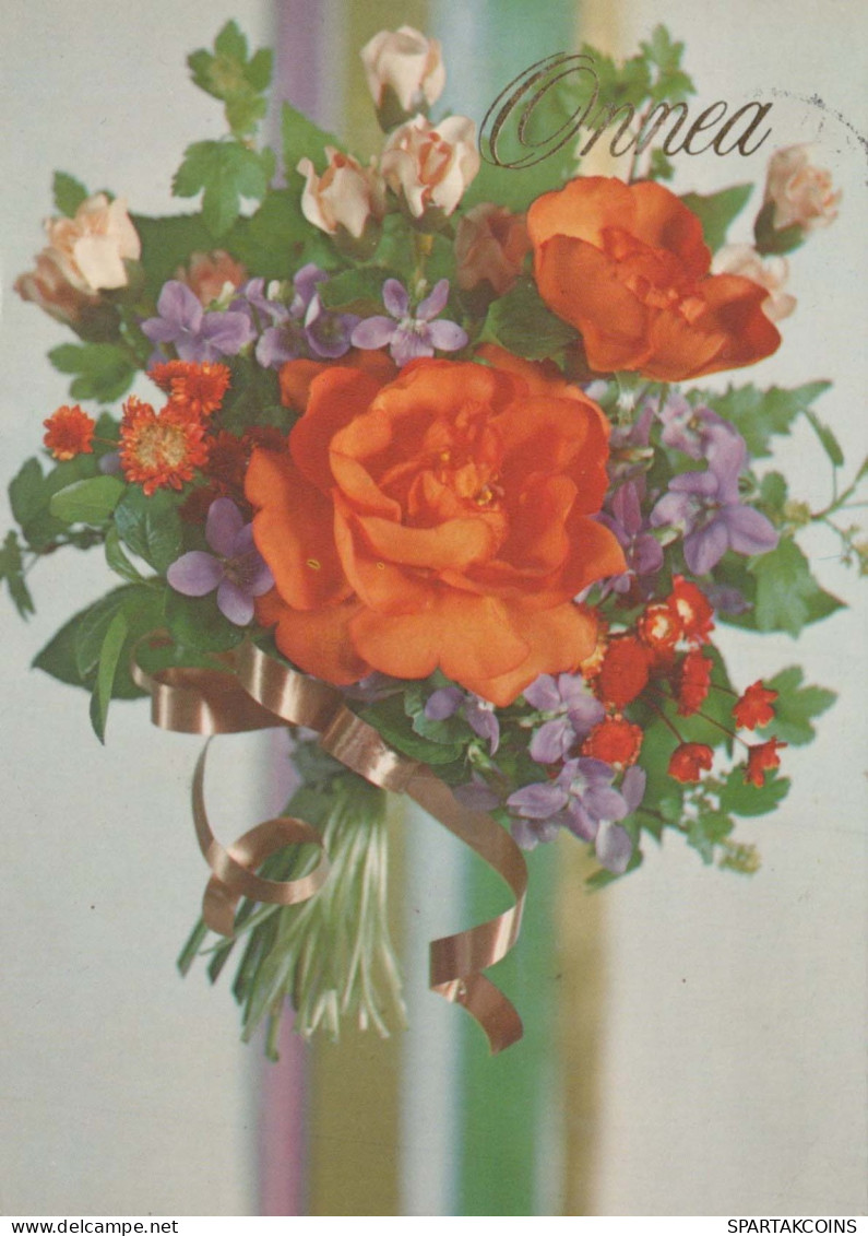 FLORES Vintage Tarjeta Postal CPSM #PAS648.ES - Fleurs