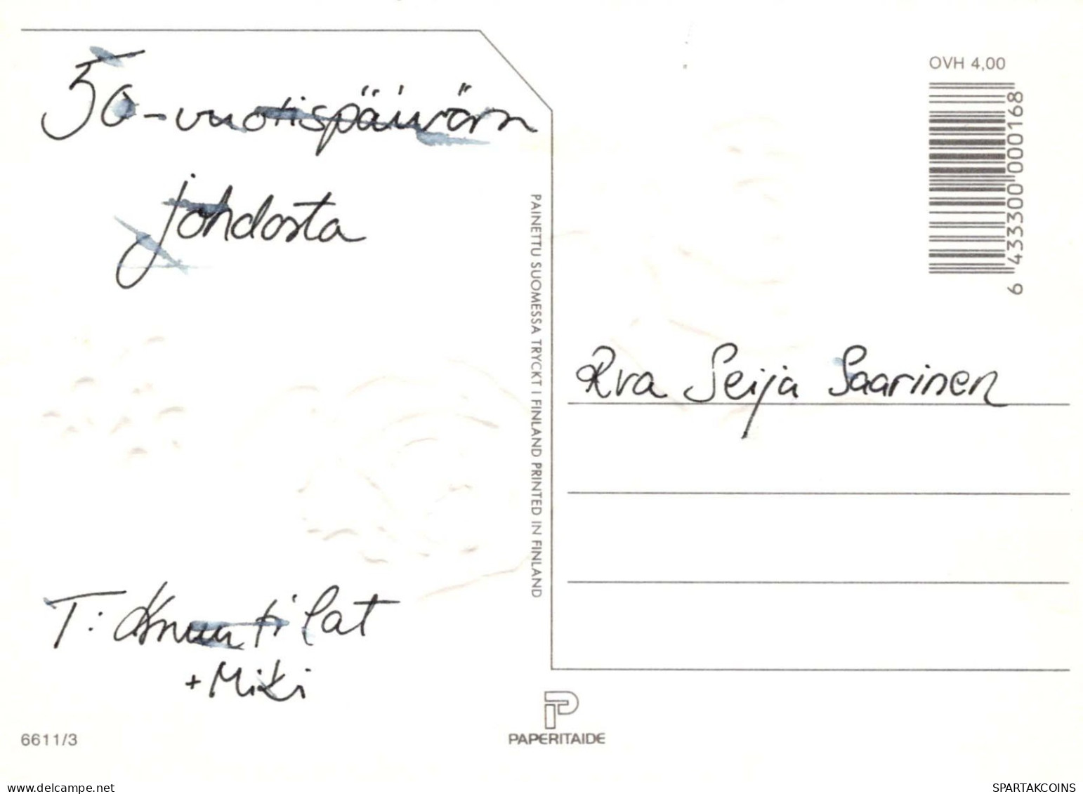 FLORES Vintage Tarjeta Postal CPSM #PAR923.ES - Fleurs