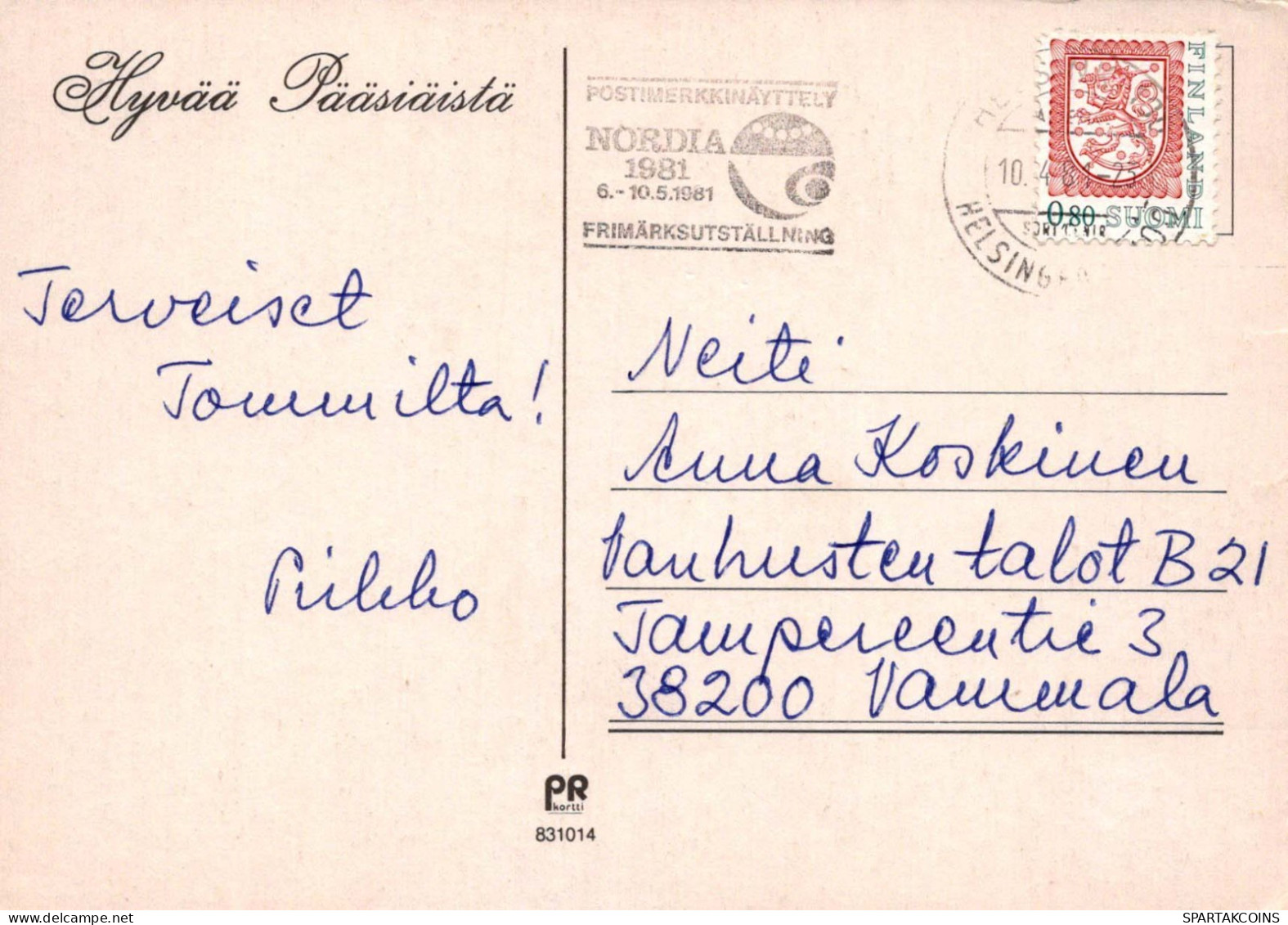 FLORES Vintage Tarjeta Postal CPSM #PAR081.ES - Fleurs
