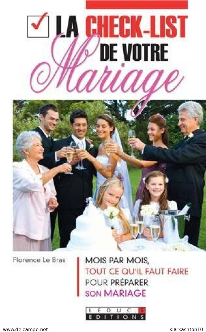 La Check-list De Votre Mariage - Sonstige & Ohne Zuordnung