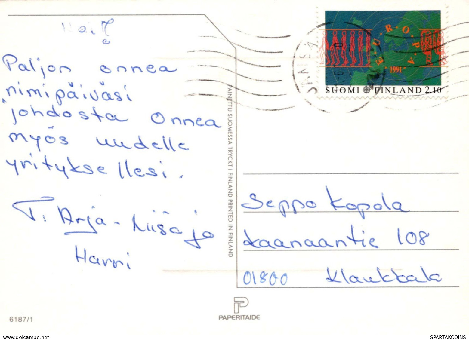 FLORES Vintage Tarjeta Postal CPSM #PAR743.ES - Fleurs