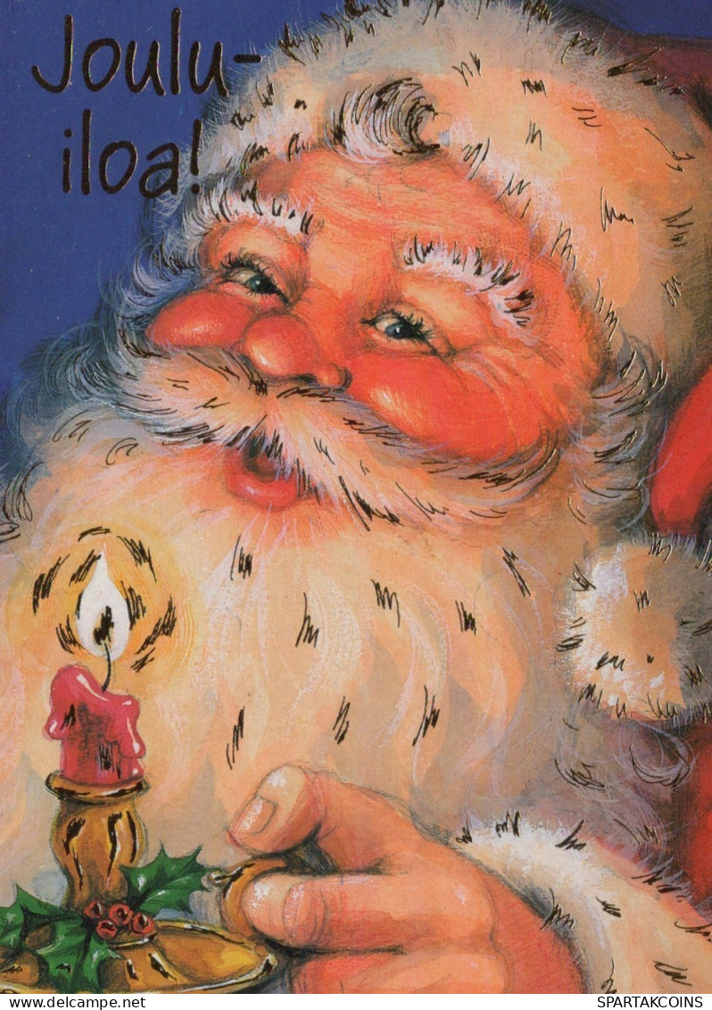 PAPÁ NOEL NAVIDAD Fiesta Vintage Tarjeta Postal CPSM #PAJ878.ES - Santa Claus