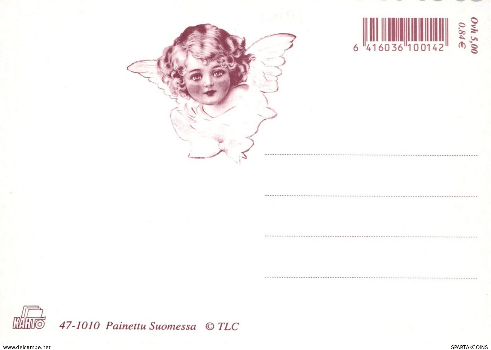 ÁNGEL NAVIDAD Vintage Tarjeta Postal CPSM #PAJ149.ES - Anges