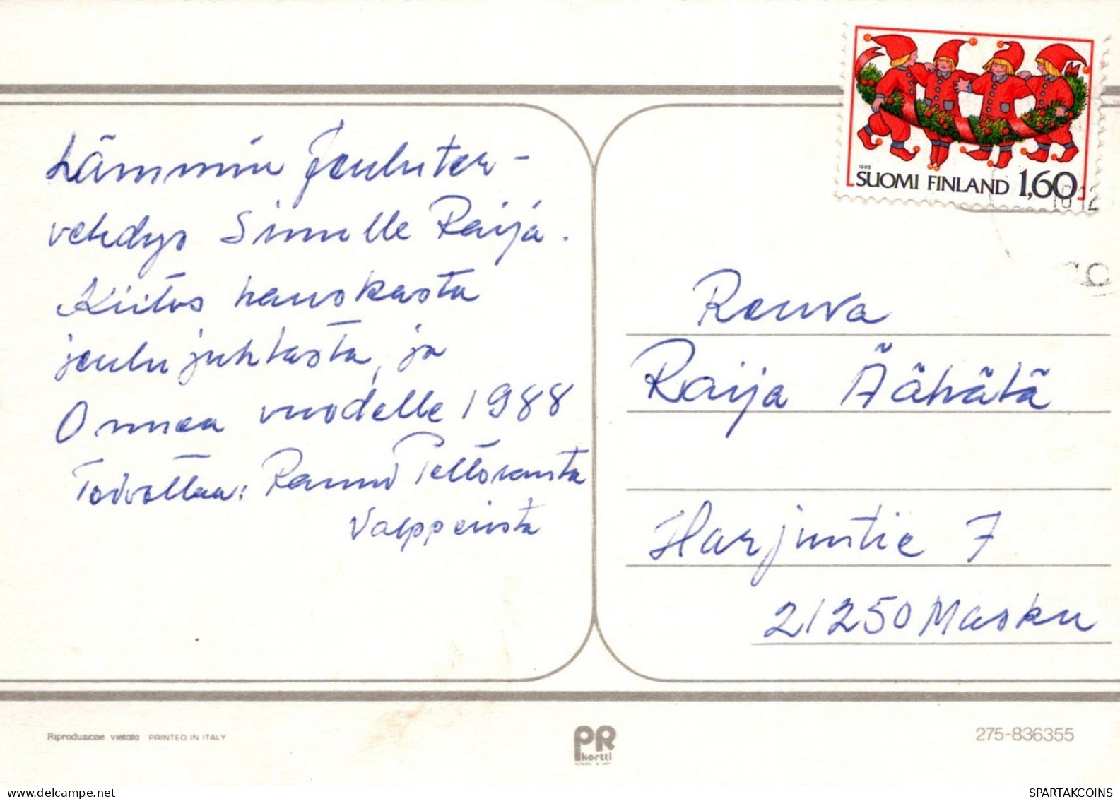 ÁNGEL NAVIDAD Vintage Tarjeta Postal CPSM #PAH644.ES - Anges