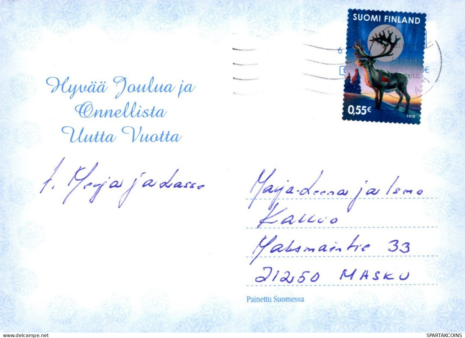 ÁNGEL NAVIDAD Vintage Tarjeta Postal CPSM #PAG889.ES - Angels