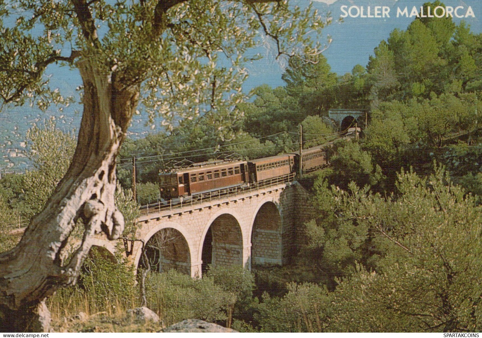TREN TRANSPORTE Ferroviario Vintage Tarjeta Postal CPSM #PAA757.ES - Trains