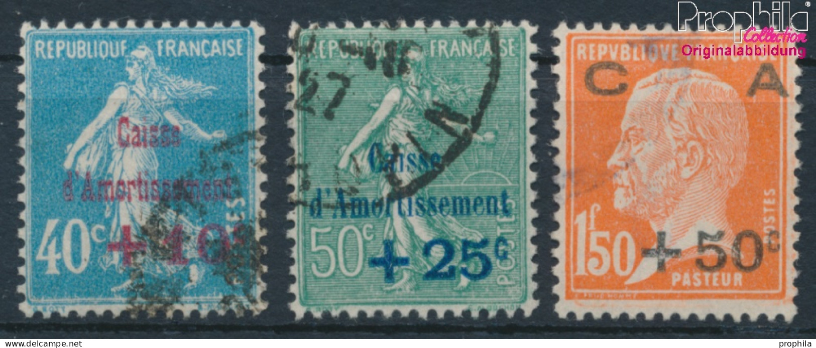 Frankreich 226-228 (kompl.Ausg.) Gestempelt 1927 Schuldentilgung (10391117 - Used Stamps