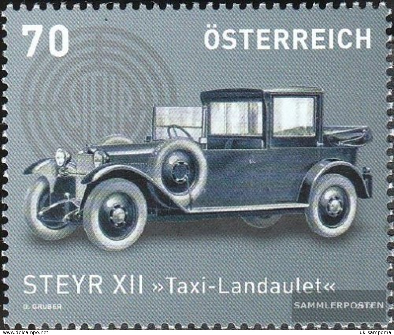 Austria 2984 (complete Issue) Unmounted Mint / Never Hinged 2012 Car - Unused Stamps
