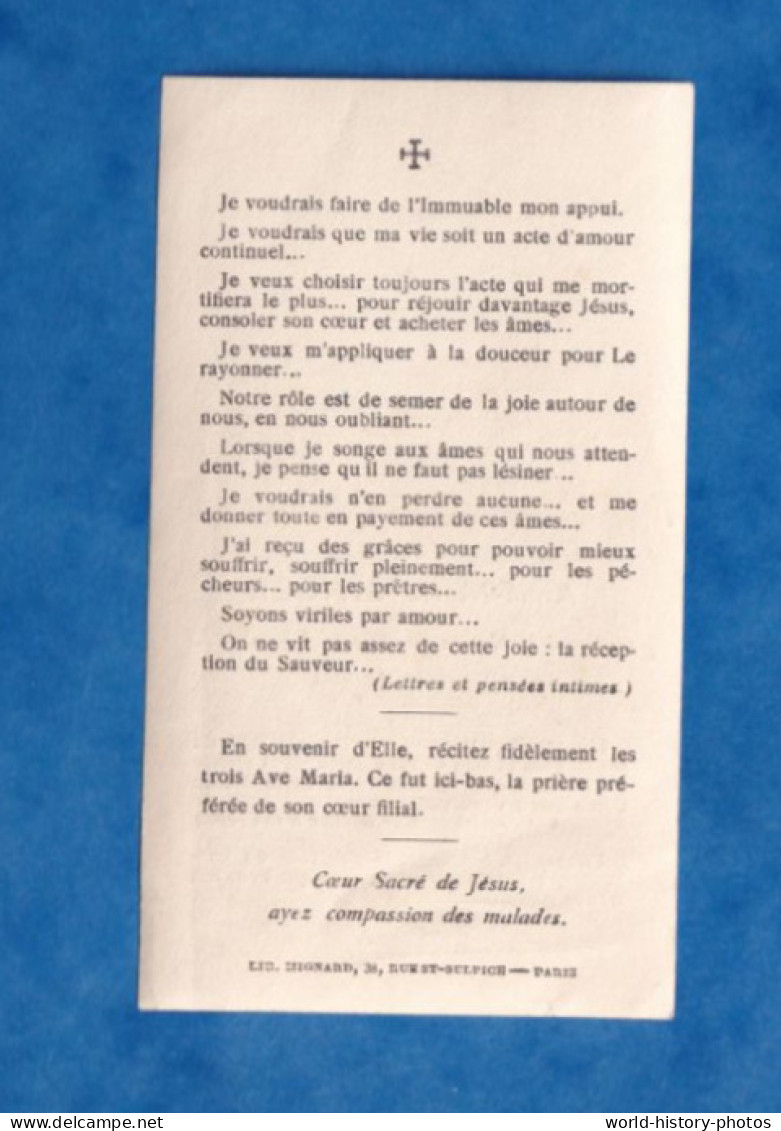 Faire Part De Décés Avec Photo Intégrée - Anne Marie SINGER - Décédée Le 3 Juin 1935 - Monseigneur Gerlier - Paris - Obituary Notices