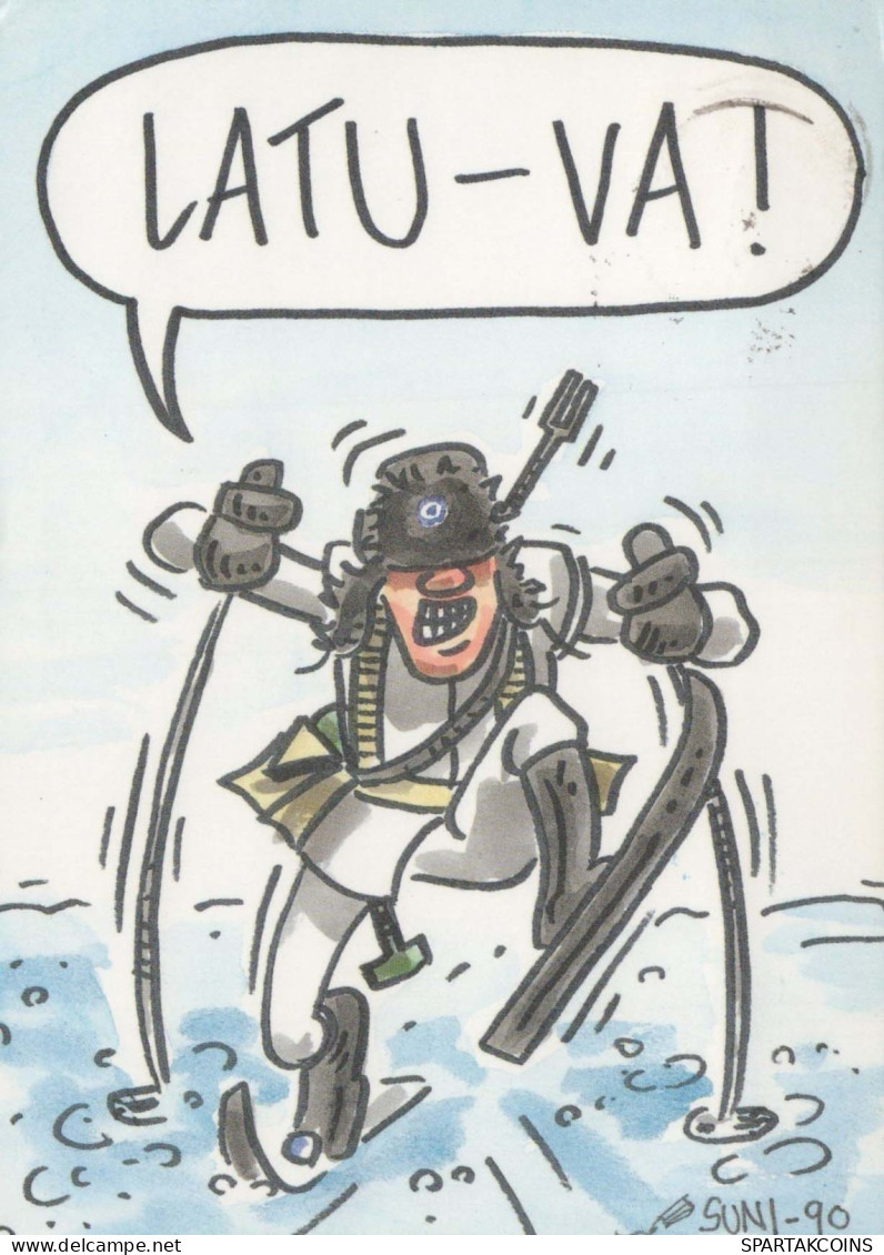 SOLDATI UMORISMO Militaria Vintage Cartolina CPSM #PBV845.IT - Humorísticas