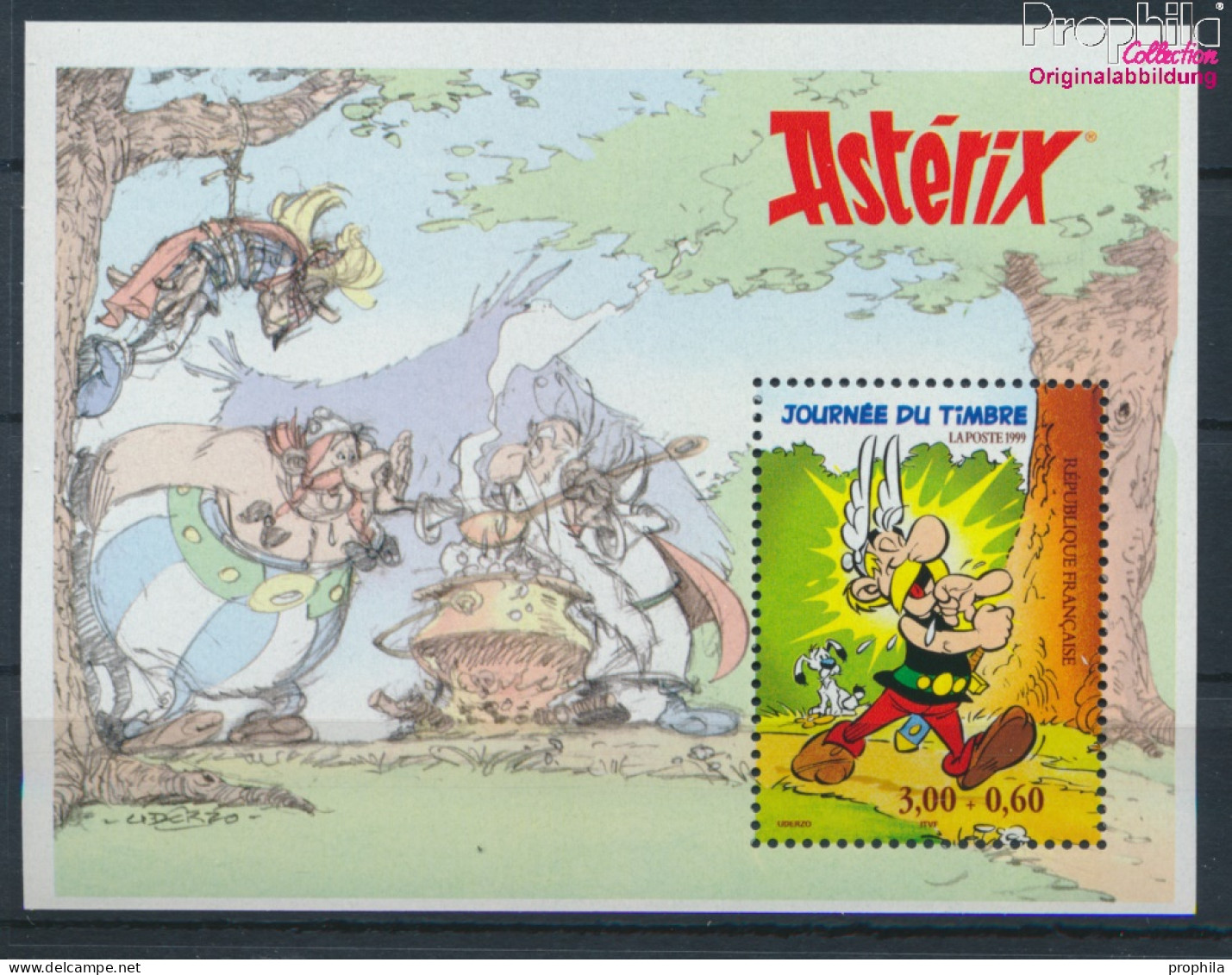 Frankreich Block19 (kompl.Ausg.) Postfrisch 1999 Comicfigur Asterix (10391228 - Neufs