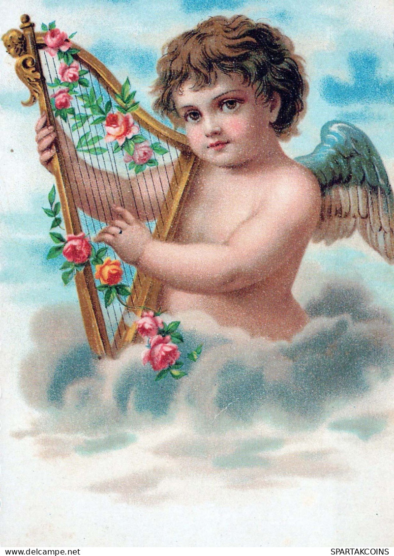 ANGELO Natale Vintage Cartolina CPSM #PBP495.IT - Angels