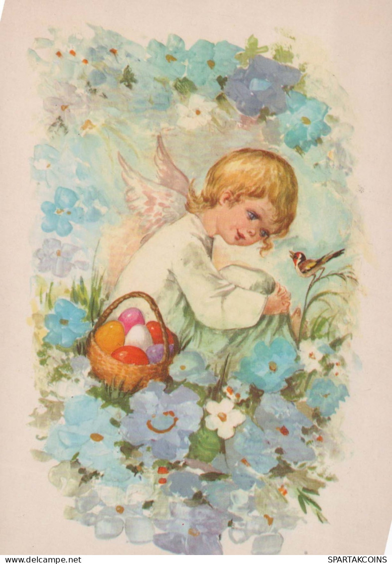 ANGELO Natale Vintage Cartolina CPSM #PBP559.IT - Angels