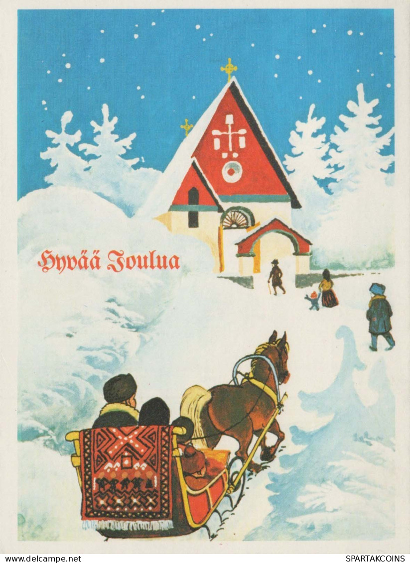 Buon Anno Natale Vintage Cartolina CPSM #PBM866.IT - Nouvel An