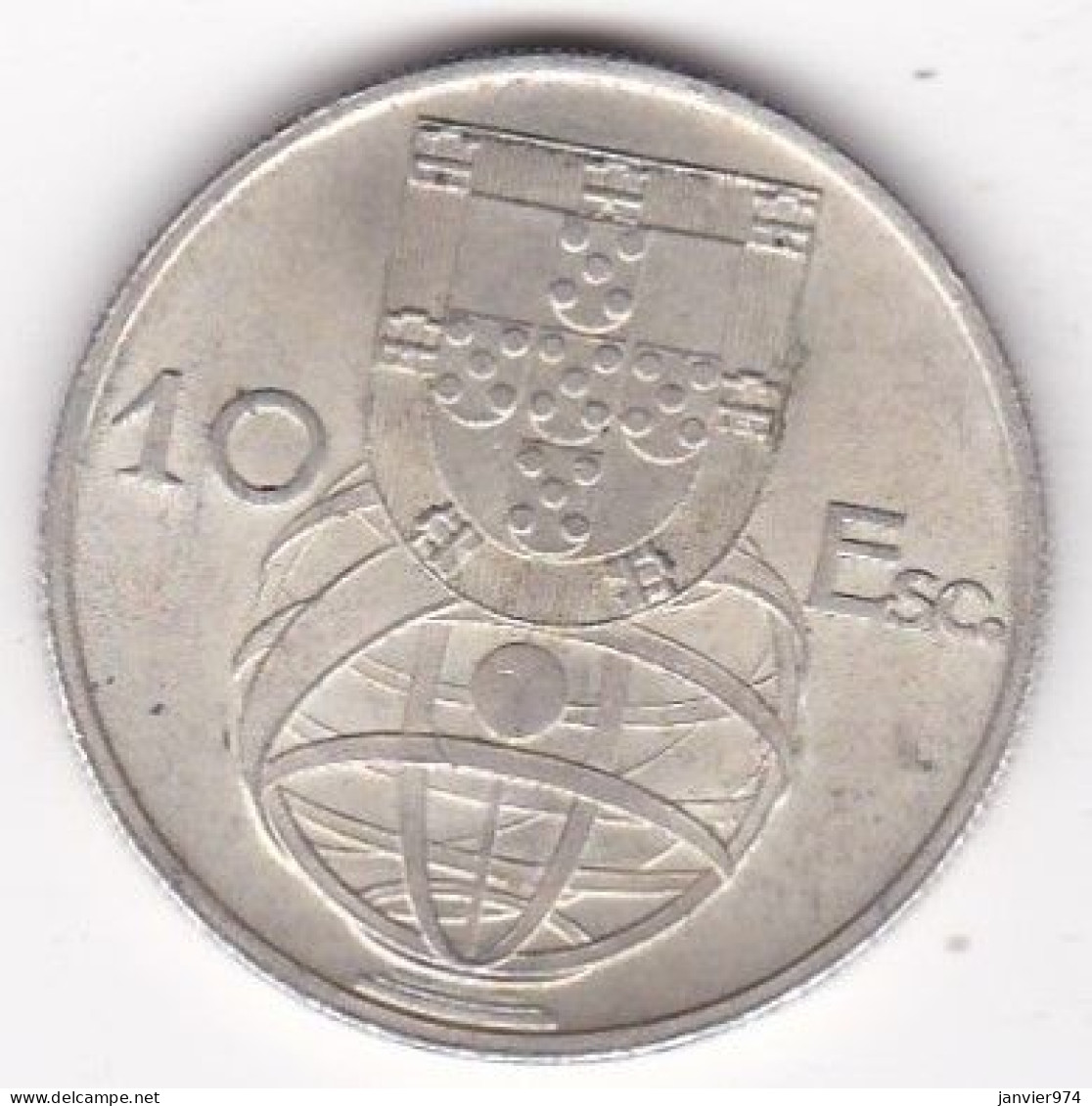 Portugal. 10 Escudos 1954, En Argent, KM# 586 - Portugal