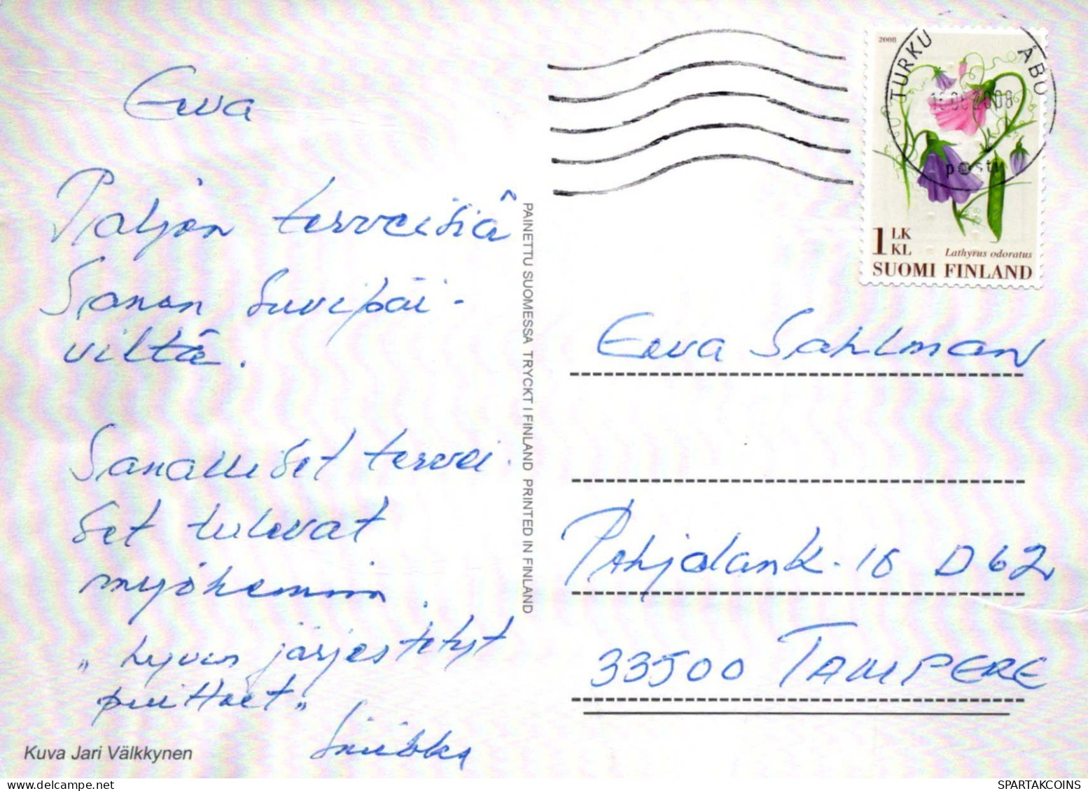 FLOWERS Vintage Ansichtskarte Postkarte CPSM #PAS710.DE - Blumen