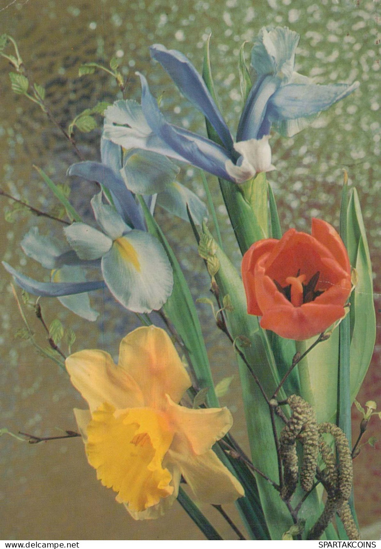 FLOWERS Vintage Ansichtskarte Postkarte CPSM #PAR083.DE - Fleurs