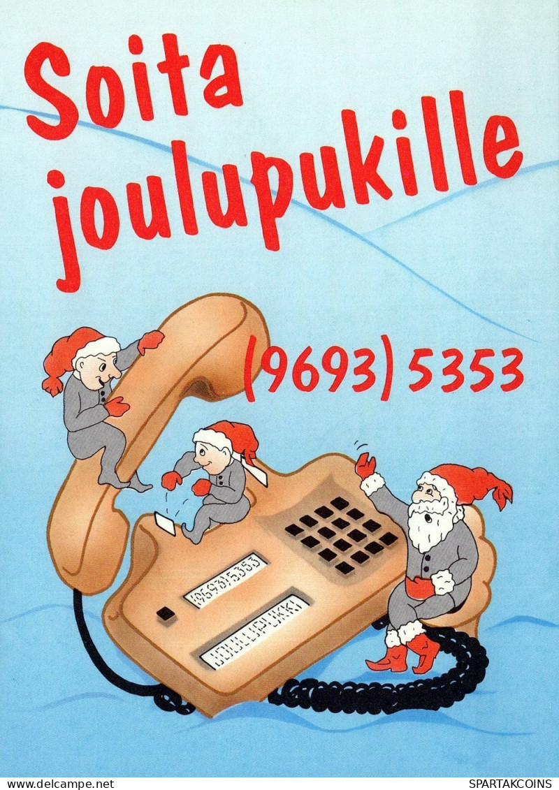 WEIHNACHTSMANN SANTA CLAUS WEIHNACHTSFERIEN Vintage Postkarte CPSM #PAJ955.DE - Santa Claus