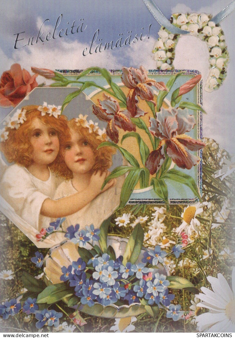 ENGEL WEIHNACHTSFERIEN Feiern & Feste Vintage Ansichtskarte Postkarte CPSM #PAJ151.DE - Angels