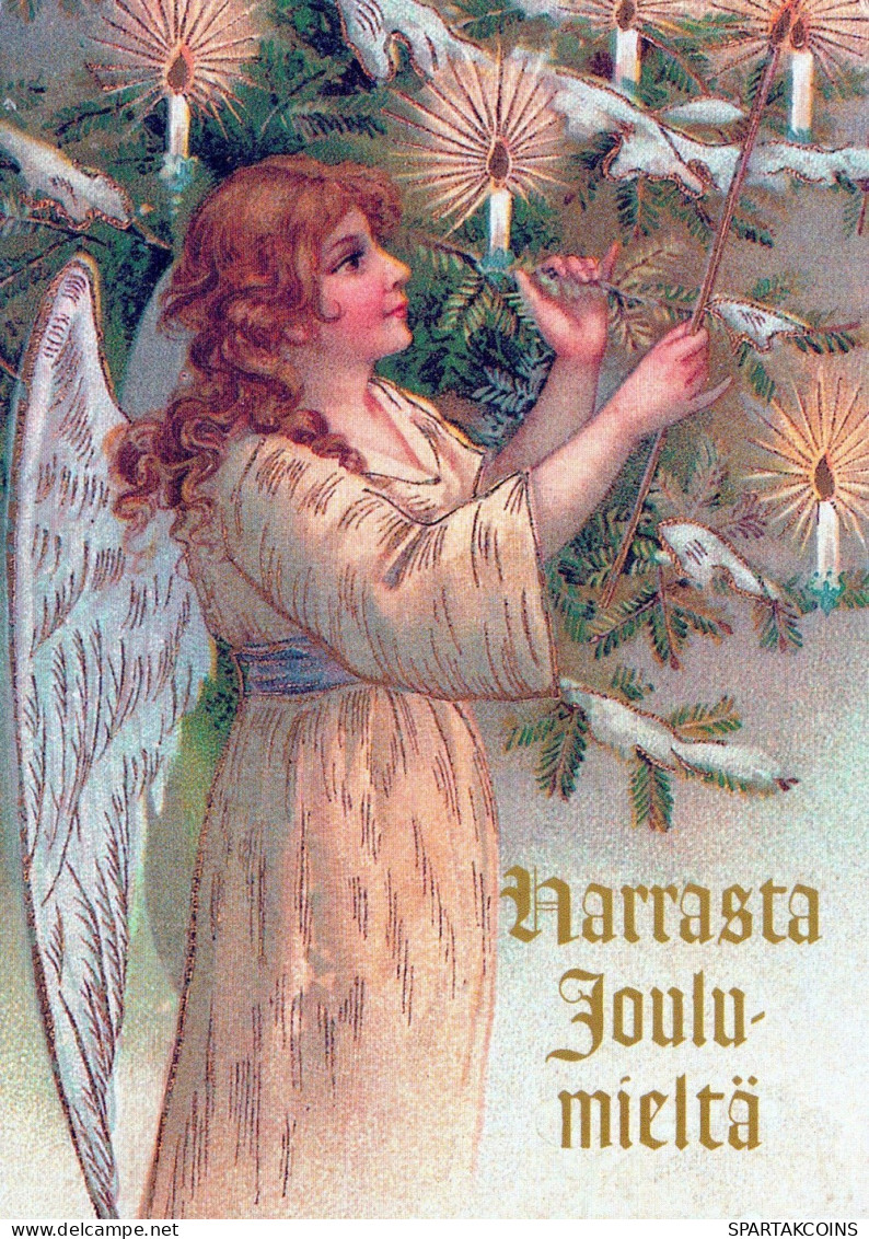 ENGEL WEIHNACHTSFERIEN Feiern & Feste Vintage Ansichtskarte Postkarte CPSM #PAH205.DE - Angels