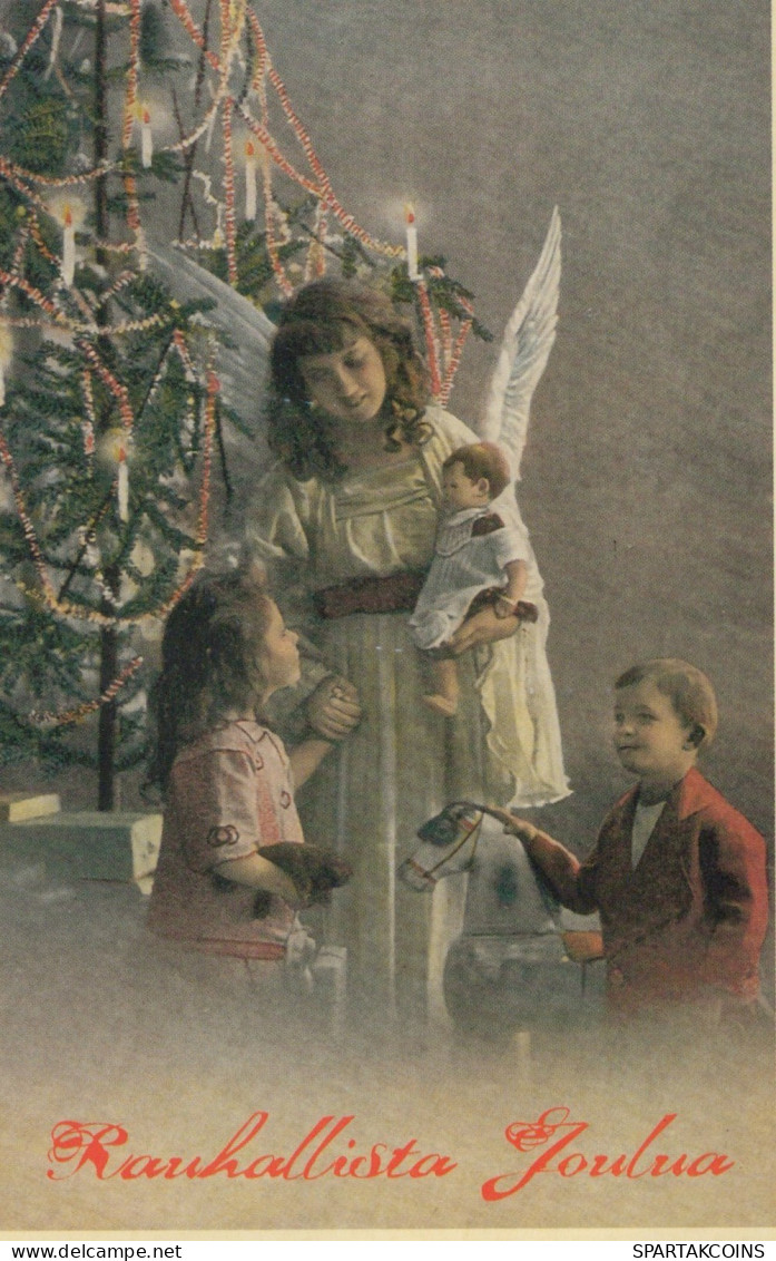 ENGEL WEIHNACHTSFERIEN Feiern & Feste Vintage Ansichtskarte Postkarte CPSM #PAH464.DE - Angels