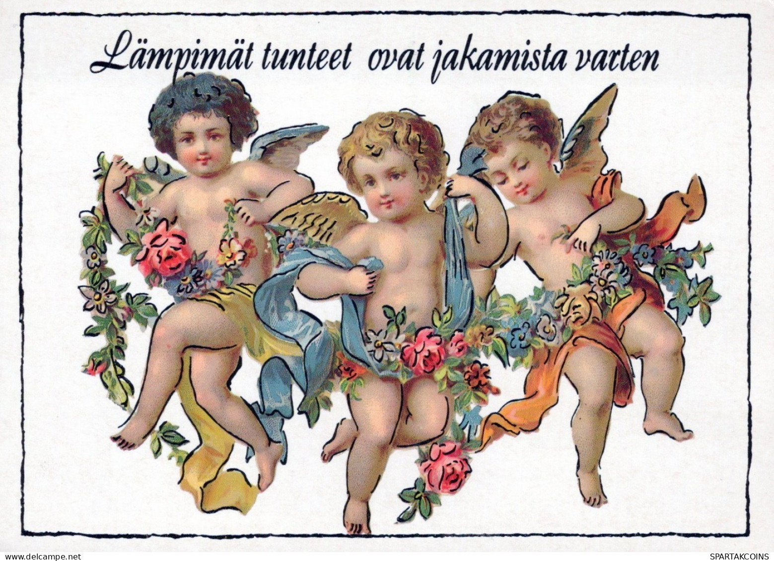 ENGEL WEIHNACHTSFERIEN Feiern & Feste Vintage Ansichtskarte Postkarte CPSM #PAH331.DE - Anges