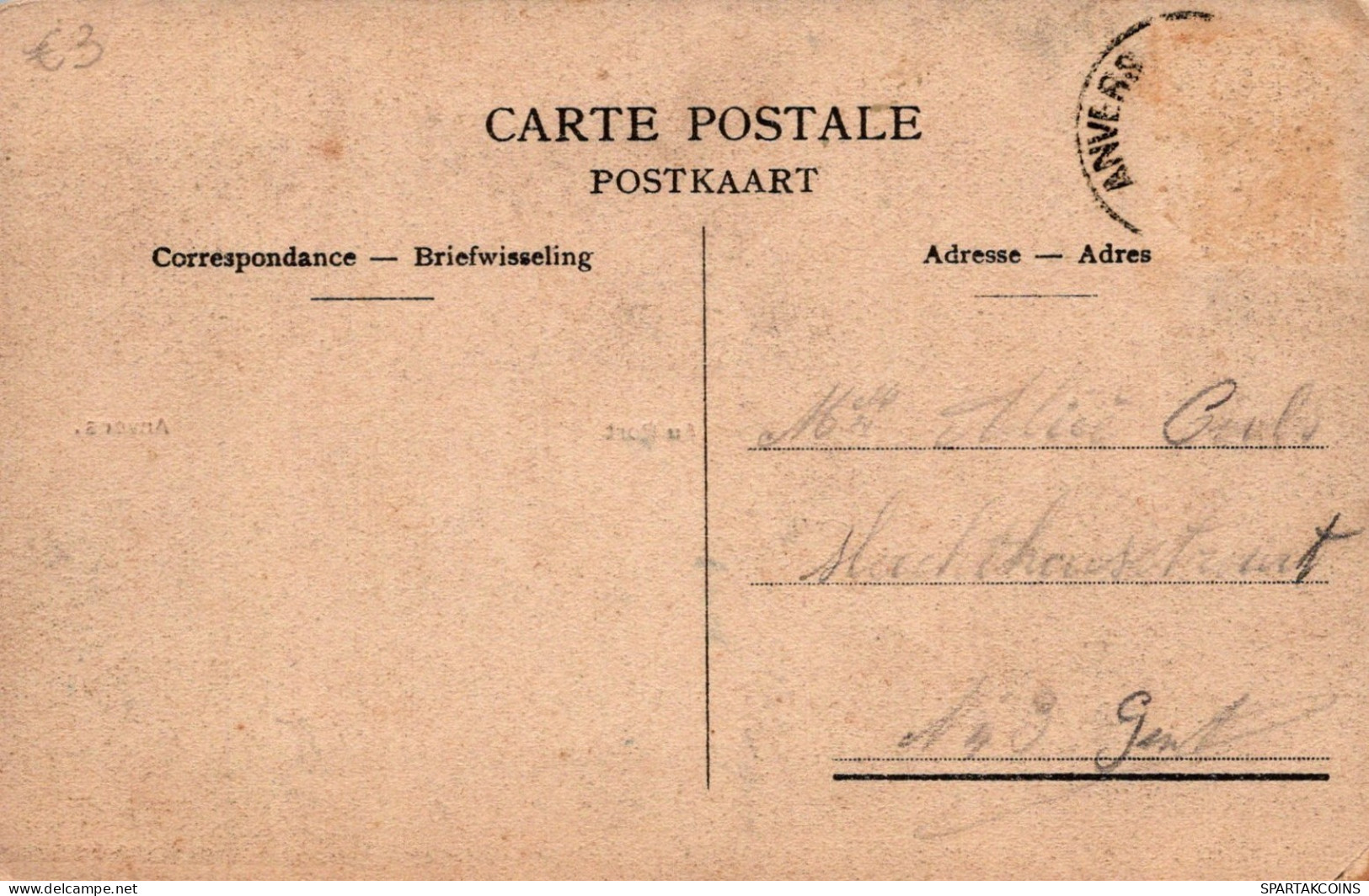 BÉLGICA AMBERES Postal CPA #PAD285.ES - Antwerpen