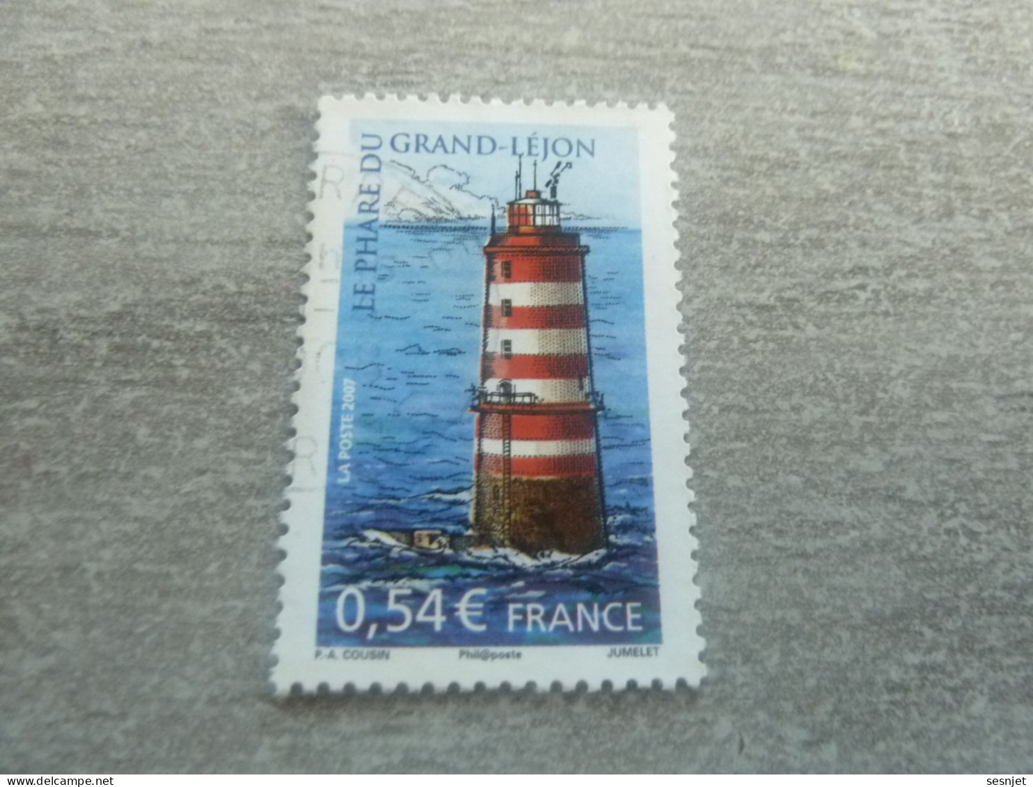 Phare Du Grand-Léjon (Saint-Quay-Portrieux) Côtes-d'Armor - 0.54 € - Yt 4115 - Multicolore - Oblitéré - Année 2007 - - Gebraucht