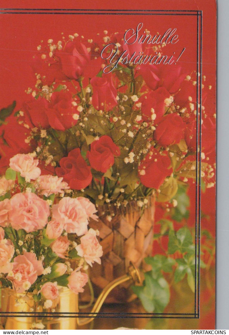 FLORES Vintage Tarjeta Postal CPSM #PBZ814.ES - Flowers
