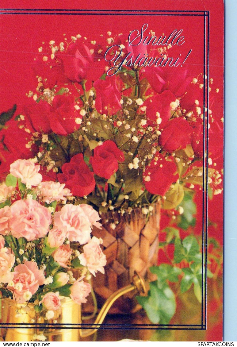 FLORES Vintage Tarjeta Postal CPSM #PBZ814.ES - Fleurs