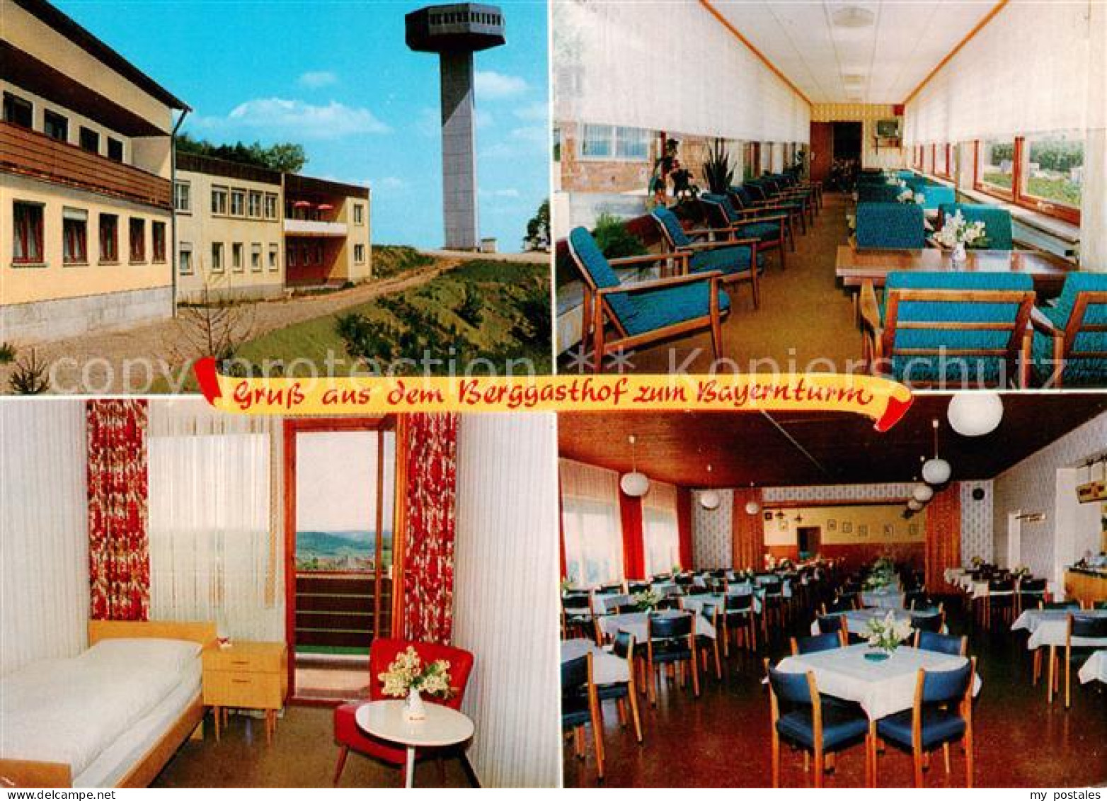 73865878 Zimmerau Rhoen-Grabfeld Berggasthof Zum Bayernturm Restaurant Ausflugsl - Sonstige & Ohne Zuordnung