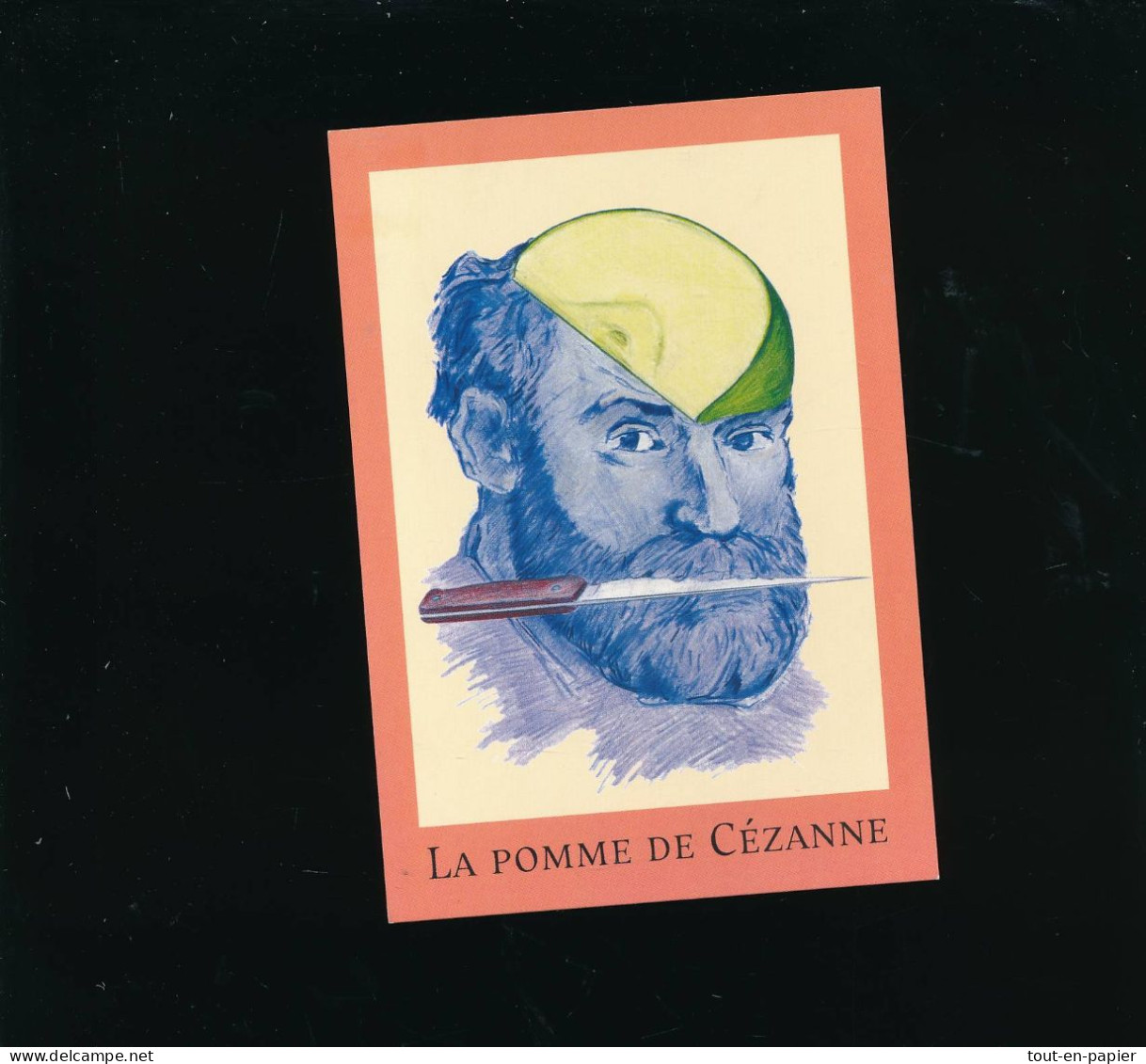 CPSM    - Pierre Ravage - La Pomme De Cézanne  1997 - Paintings