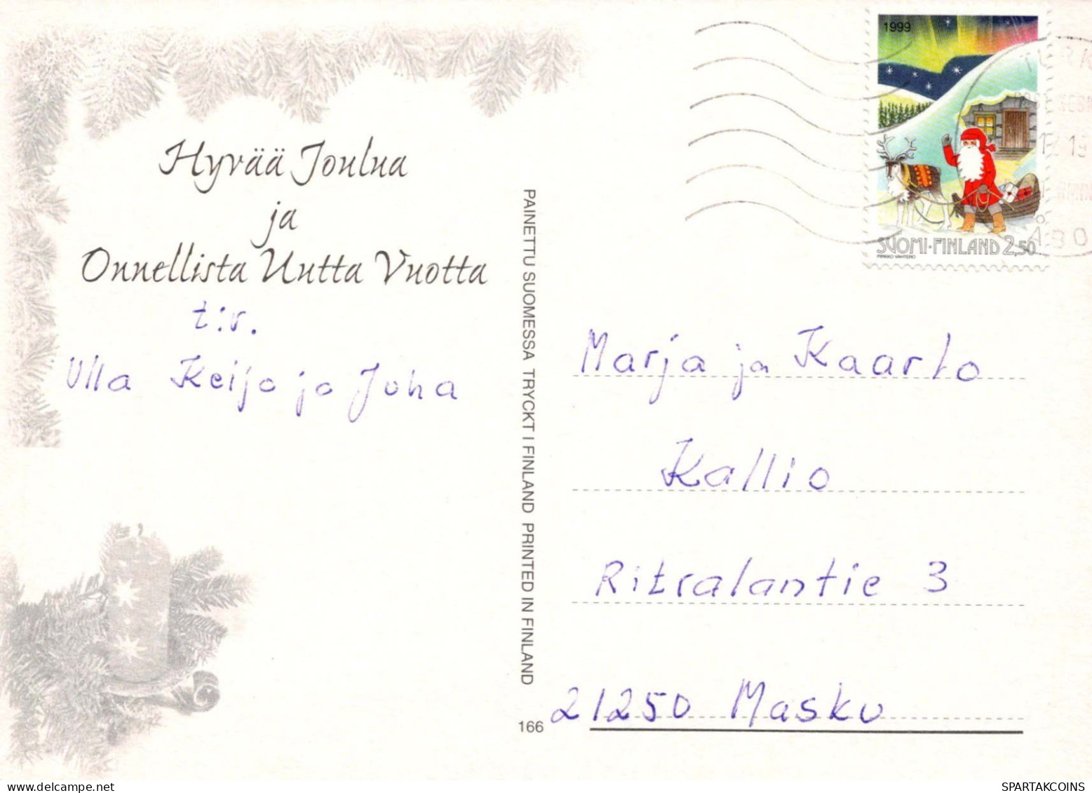 Feliz Año Navidad VELA Vintage Tarjeta Postal CPSM #PAZ544.ES - Neujahr
