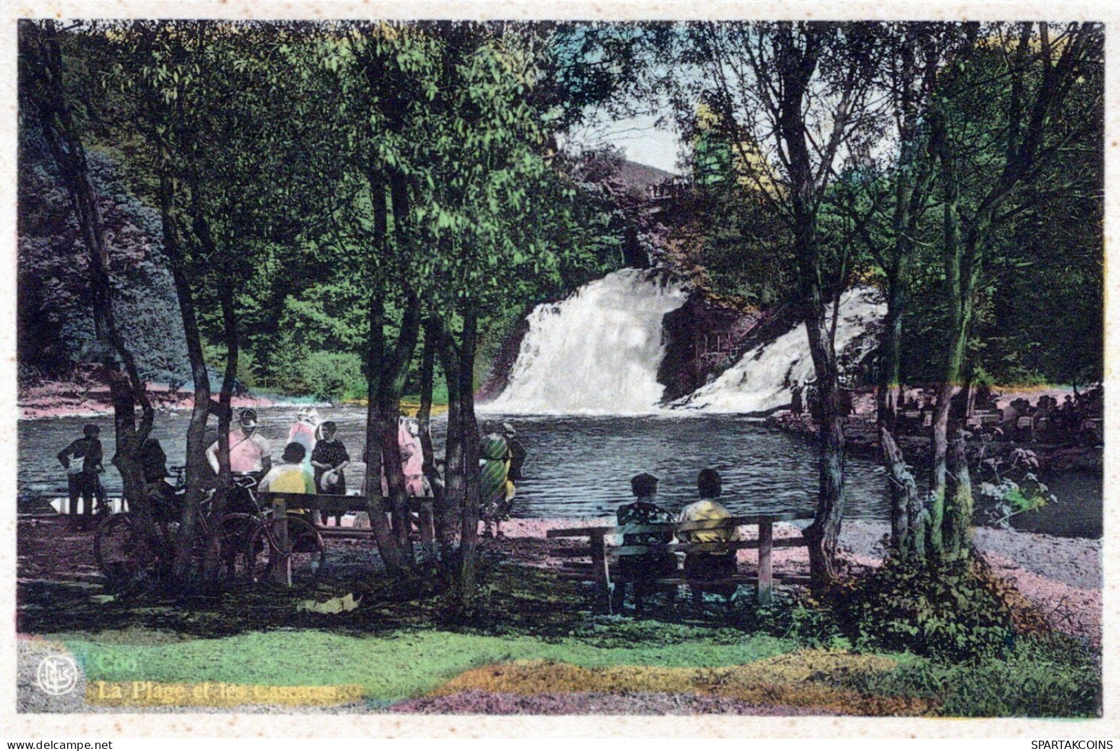 BELGIEN COO WASSERFALL Provinz Lüttich (Liège) Postkarte CPA Unposted #PAD026.DE - Stavelot