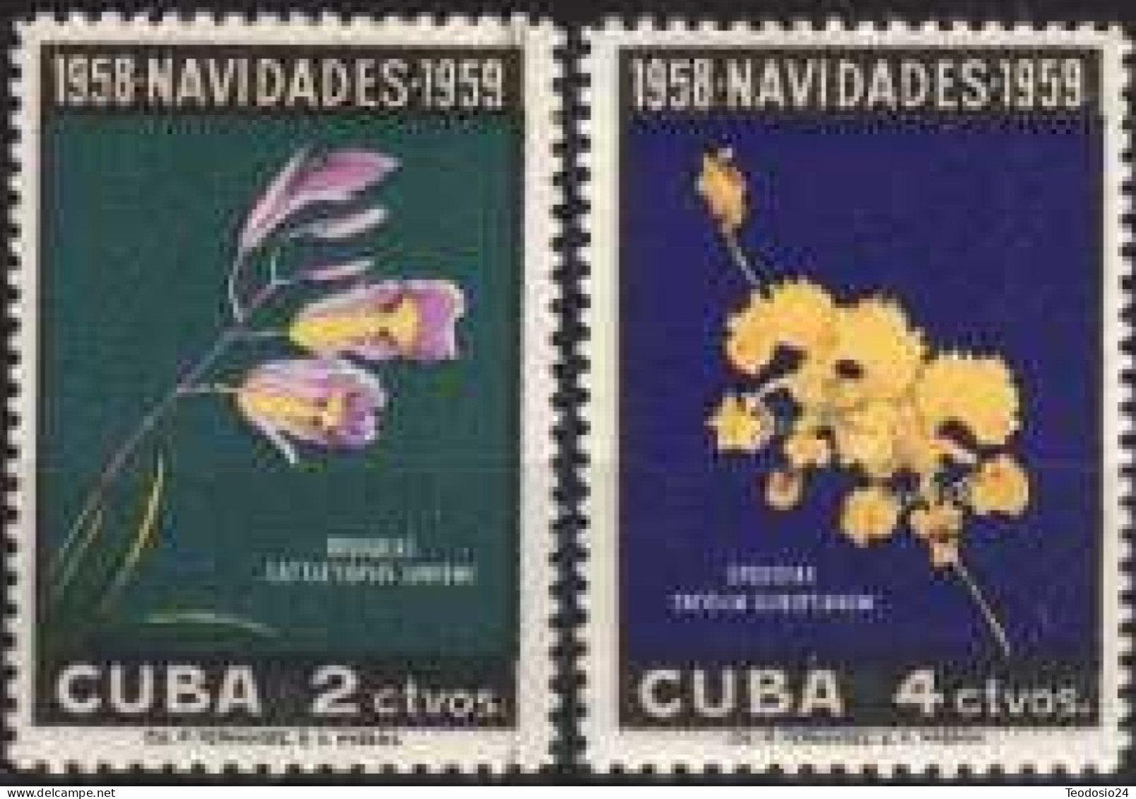 Cuba 1958  496/97 ** - Unused Stamps