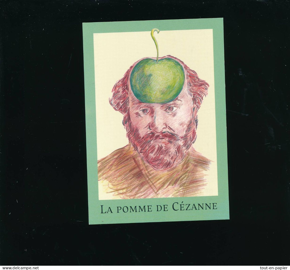 CPSM    - Pierre Ravage - La Pomme De Cézanne  1997 - Peintures & Tableaux