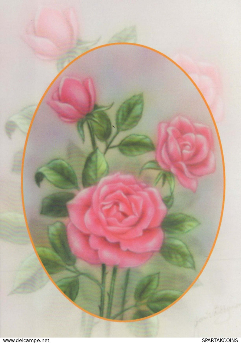 FLOWERS Vintage Ansichtskarte Postkarte CPSM #PBZ513.DE - Flowers