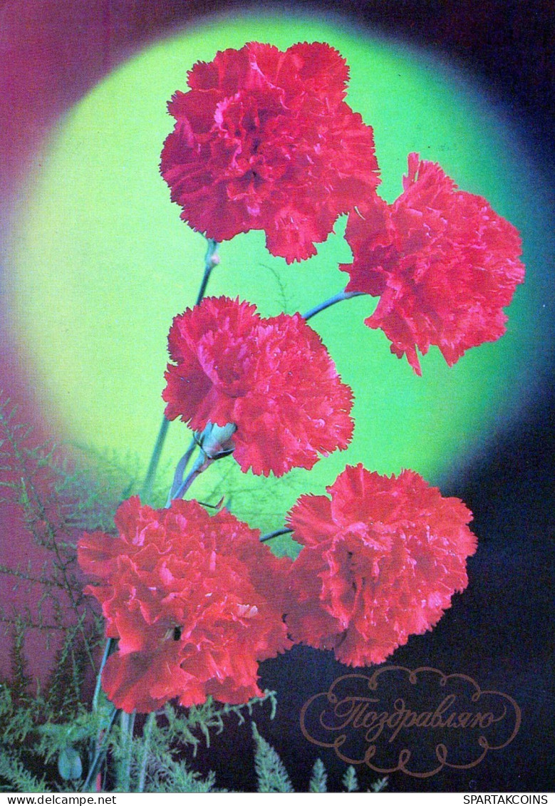 FLOWERS Vintage Ansichtskarte Postkarte CPSM #PBZ032.DE - Fleurs