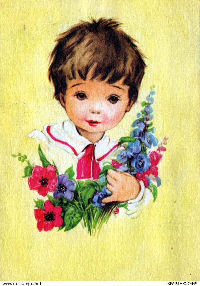 KINDER Portrait Vintage Ansichtskarte Postkarte CPSM #PBV044.DE - Portraits