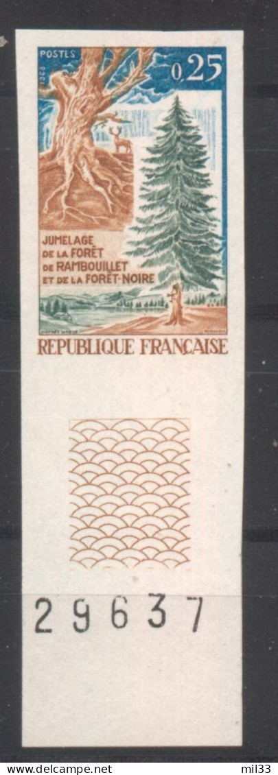 Forêt Jumelage YT 1561 De 1968 Sans Trace De Charnière - Non Classés