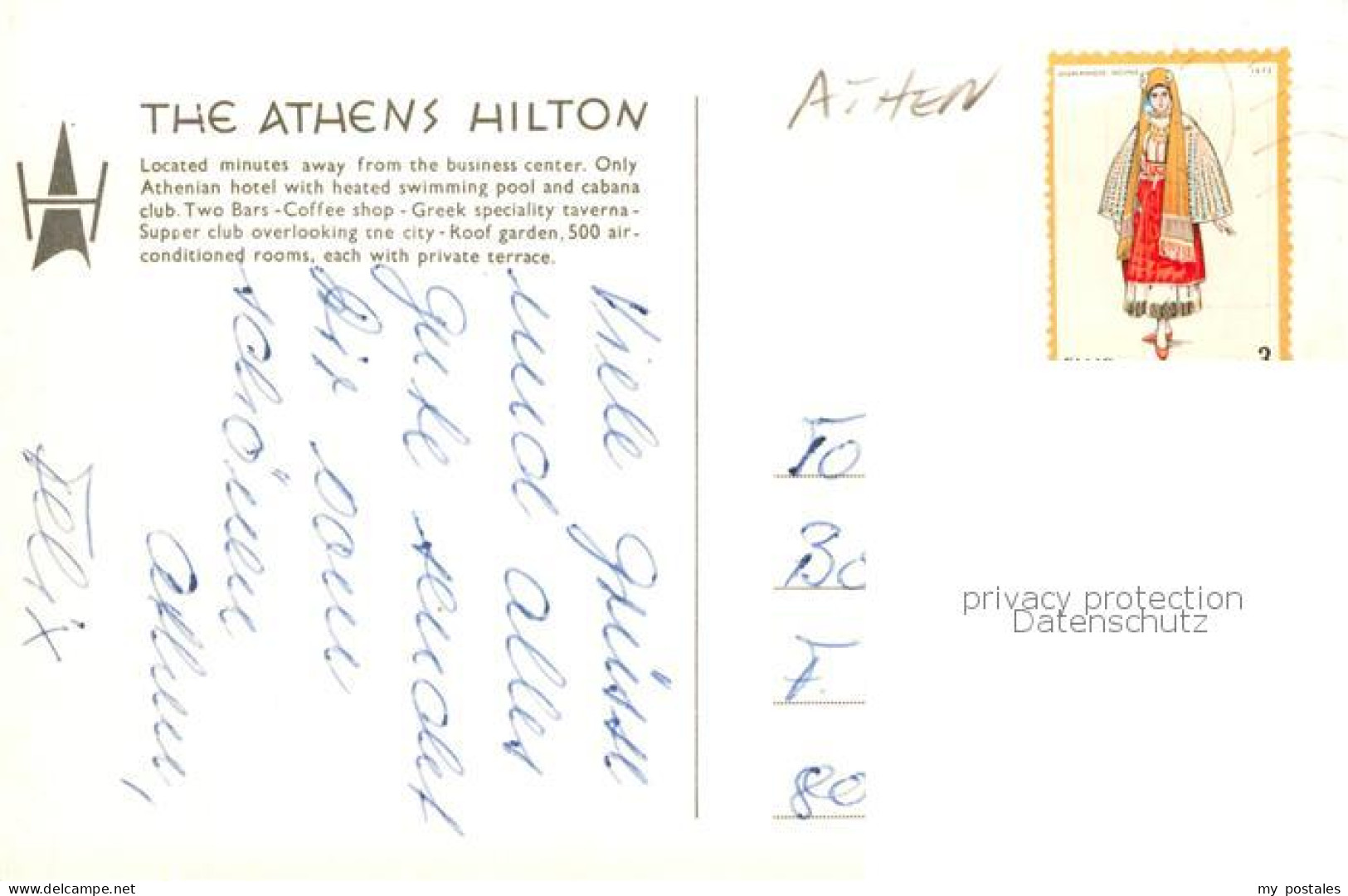 73832022 Athen Greece The Athens Hilton Fliegeraufnahme  - Greece