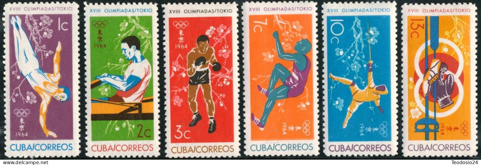 Cuba 1964  732/37 ** - Ungebraucht